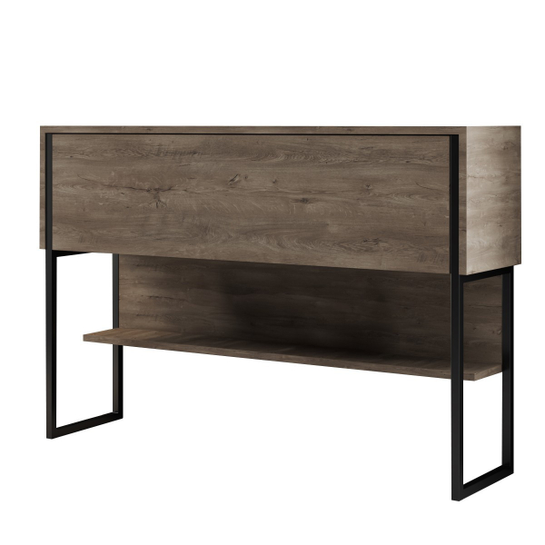 Κονσόλα Εισόδου (120x30x80) A-G Luxe 618BLY1409 Walnut/Black