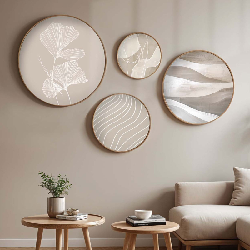 Τετράπτυχος Πίνακας Με Κορνίζα A-G 693BSE2071