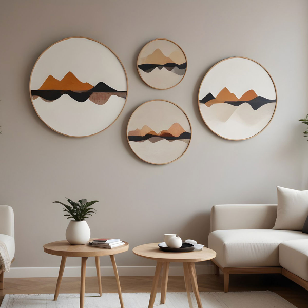 Τετράπτυχος Πίνακας Με Κορνίζα A-G 693BSE2074