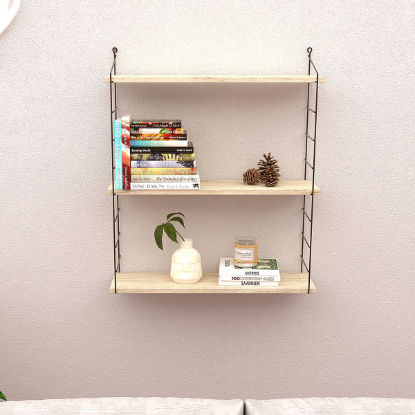 Ραφιέρα Τοίχου (72x20x85) A-G Armoni 775DCM1849 Travertine