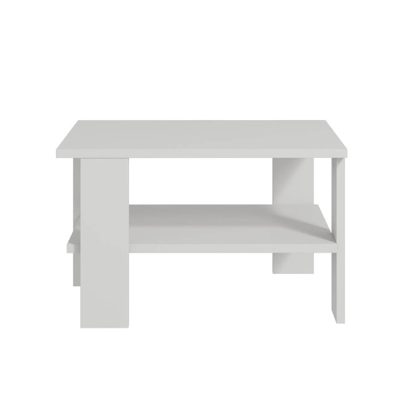 Τραπέζι Σαλονιού Με Ράφι (60x45x37) A-G Duama 382NRC1536 White