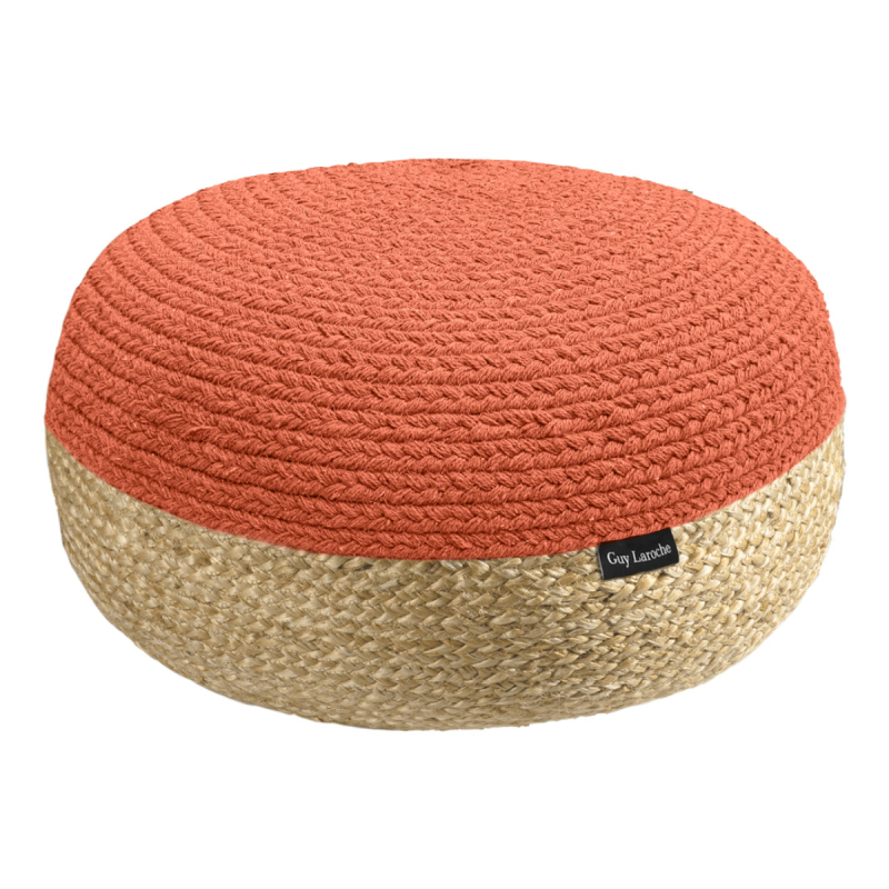 Πουφ (Φ65x30) Guy Laroche Ottoman Large Maya Washabi