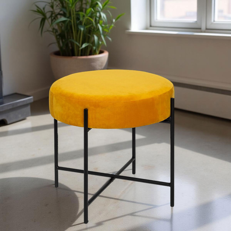 Σκαμπό (Φ45.5x46) A-S Arty Ochra 166765B