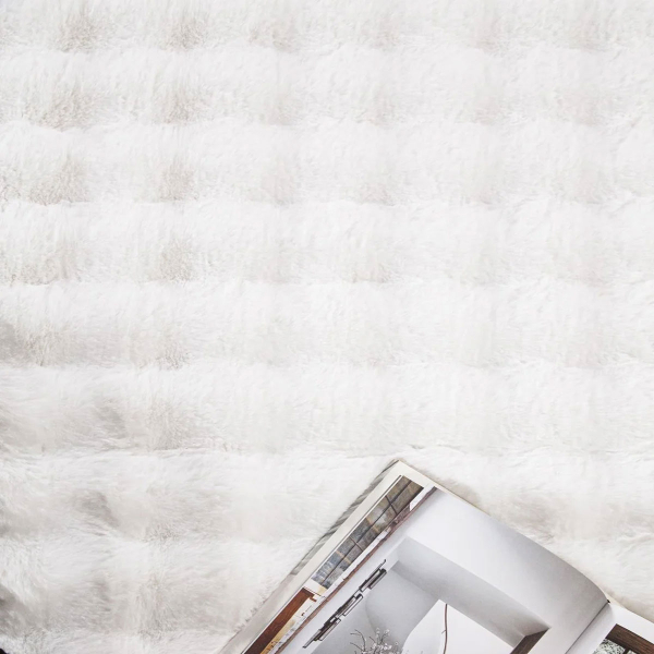 Χαλί Γούνινο (160x230) Royal Carpet Bunny Bubble White