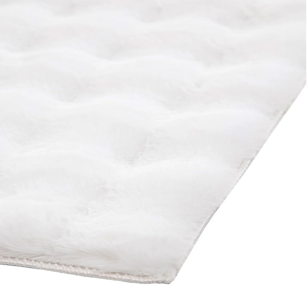 Χαλί Διαδρόμου Γούνινο (67x200) Royal Carpet Bunny Bubble White
