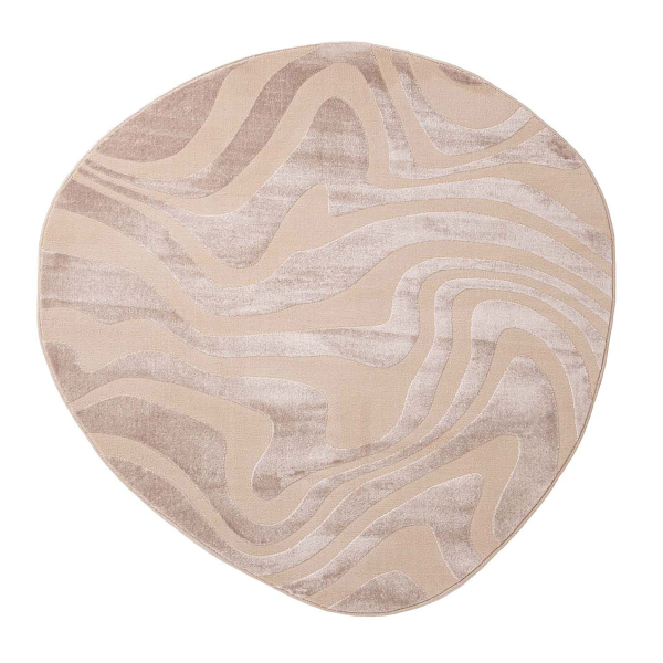 Χαλί (160x160) Royal Carpet Organic Shape 265 Beige