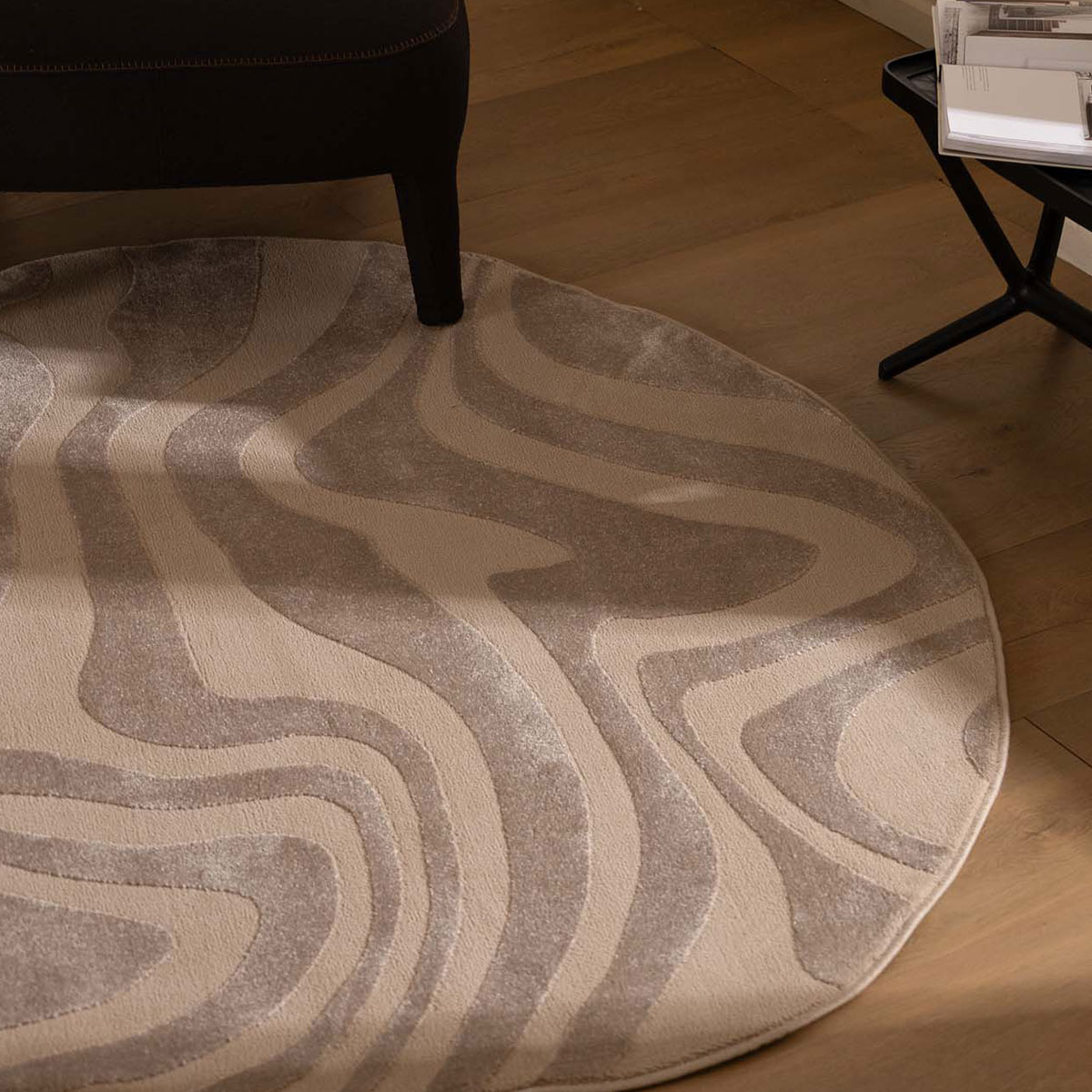 Χαλί (160X160) Royal Carpet Organic Shape 265 Beige Home Χαλιά Σαλονιού Spitishop