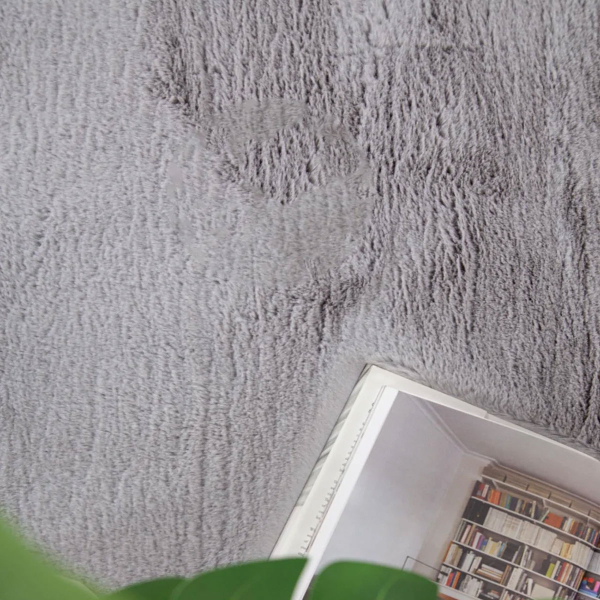 Γούνινο Χαλί Διαδρόμου (67x200) Royal Carpet Bunny Rabbit Grey