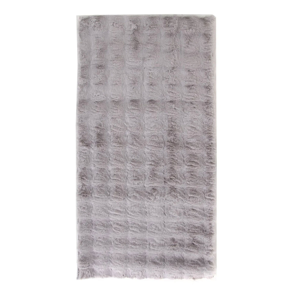 Χαλί Διαδρόμου Γούνινο (67x140) Royal Carpet Bunny Bubble Grey