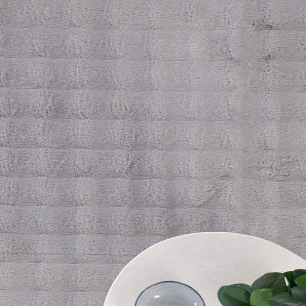 Χαλί Διαδρόμου Γούνινο (67x140) Royal Carpet Bunny Bubble Grey