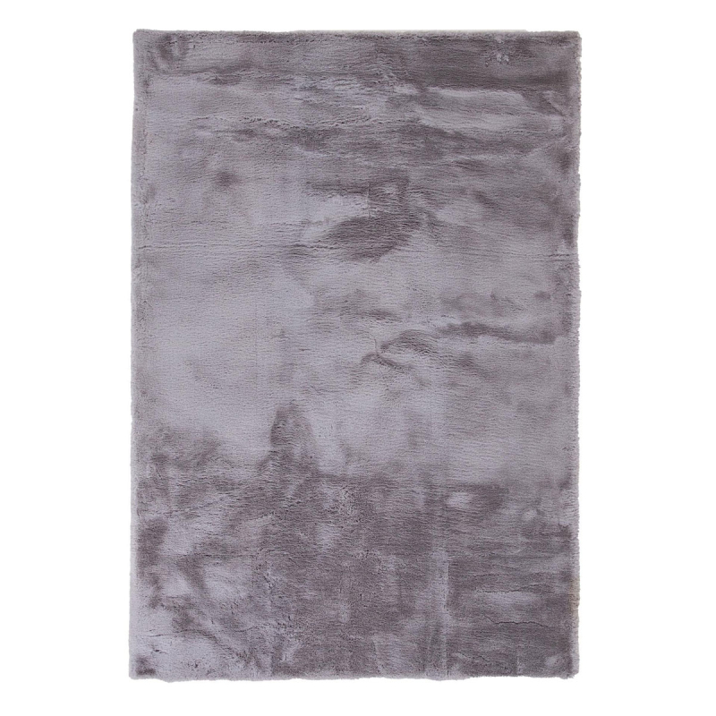 Γούνινο Στρογγυλό Χαλί (Φ200) Royal Carpet Rabbit Grey