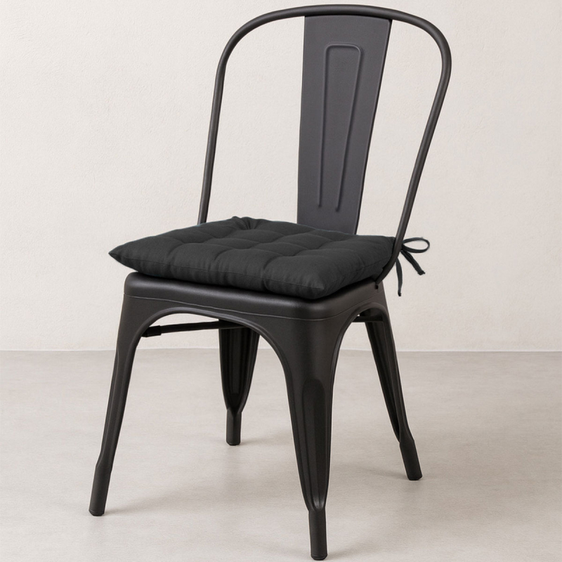 Μαξιλάρι Καρέκλας (38x38) S-F Duo Noir CU1490326GAL-M