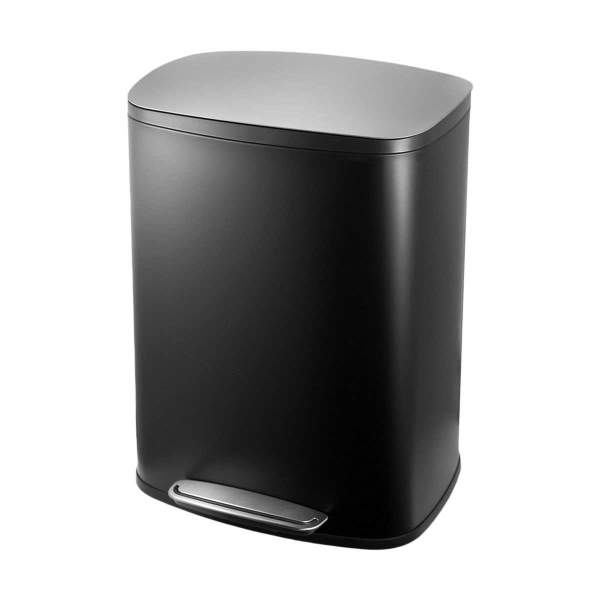 Κάδος Απορριμμάτων (44x37.4x61.1) Estia 50lt Soloprime Μαύρο 01-20910