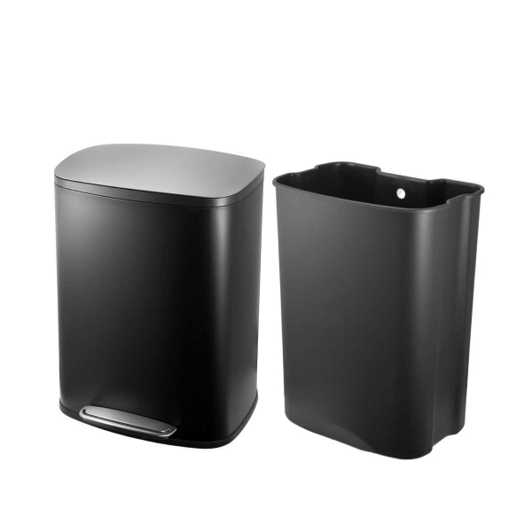 Κάδος Απορριμμάτων (44x37.4x61.1) Estia 50lt Soloprime Μαύρο 01-20910