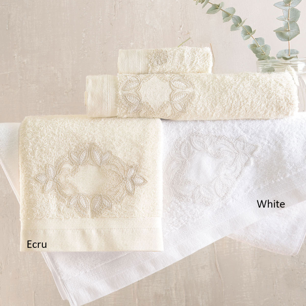 Πετσέτες Μπάνιου (Σετ 3τμχ) Rythmos Agnes 500gsm