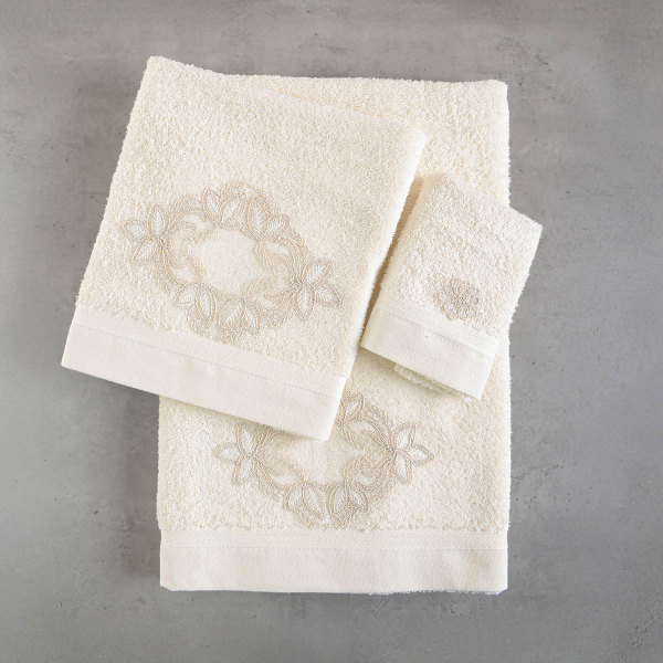 Πετσέτες Μπάνιου (Σετ 3τμχ) Rythmos Agnes 500gsm