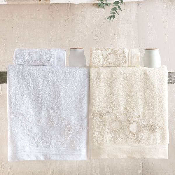 Πετσέτες Μπάνιου (Σετ 3τμχ) Rythmos Rhea 500gsm