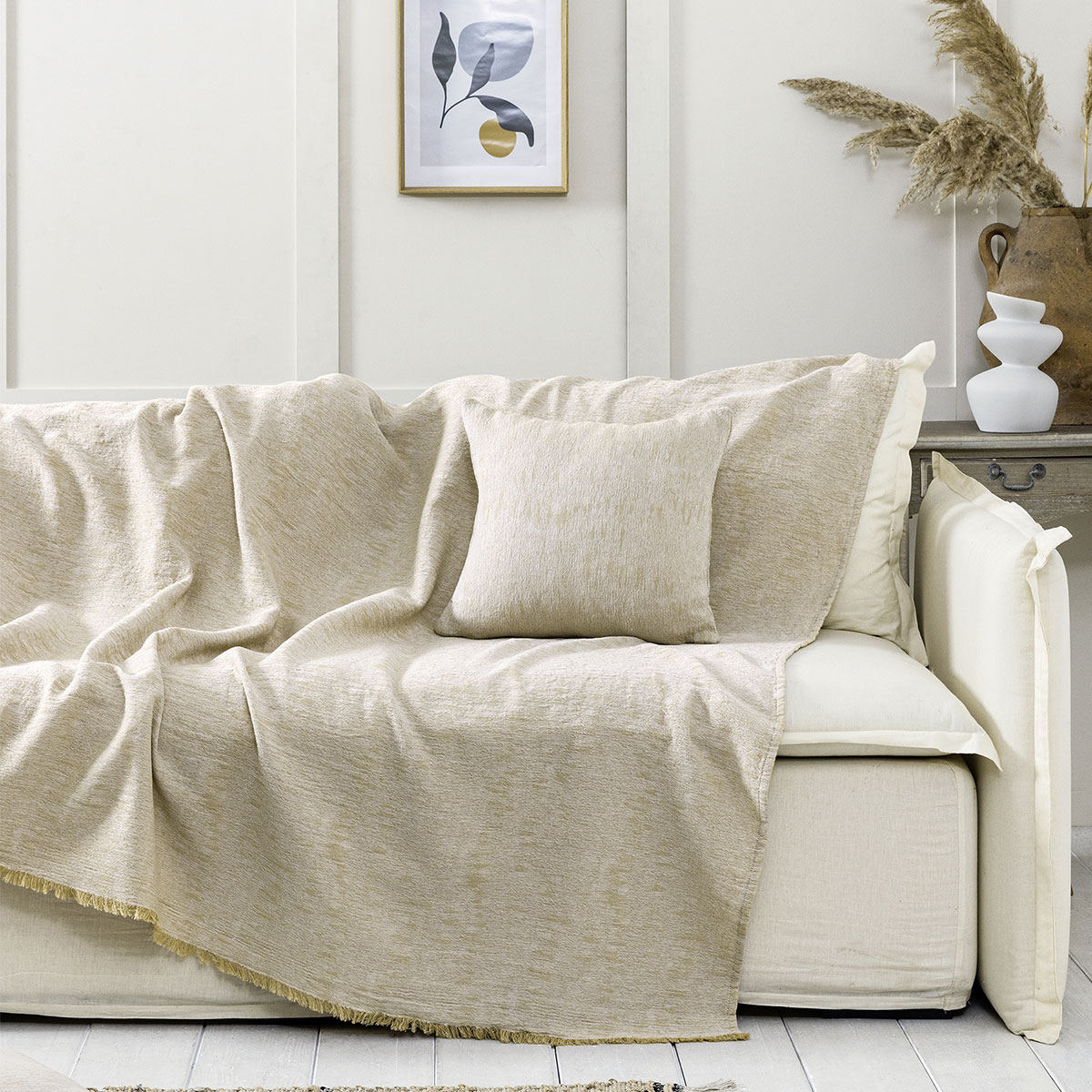 Nima Ριχτάρι Τετραθέσιου Καναπέ (180x350) Nima Living Benito Beige