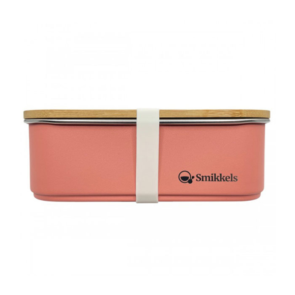 Φαγητοδοχείο 900ml (18.5x12.5x6.5) Smikkels Ροζ 63-10010