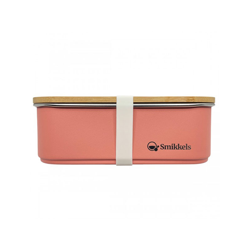 Φαγητοδοχείο 900ml (18.5x12.5x6.5) Smikkels Ροζ 63-10010