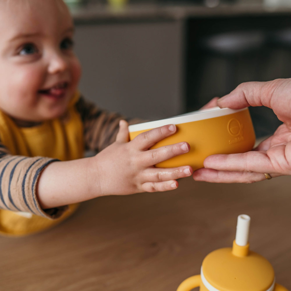 Μπωλ Σιλικόνης (350ml) Smikkels Κίτρινο 63-30063