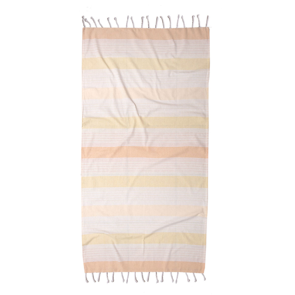 Τσάντα Θαλάσσης + Παρεό (85x165) Viopros Σεβίνα Κίτρινο