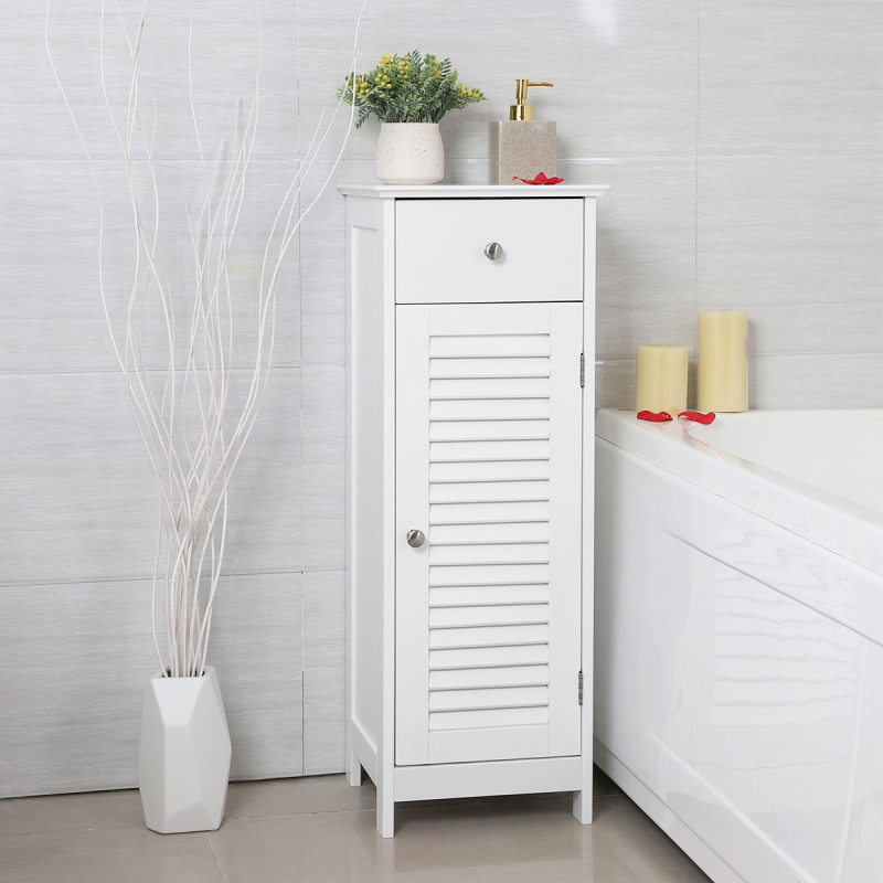 Ντουλάπι Δαπέδου Με Συρτάρι (32x30x87) Vasagle BBC43WT