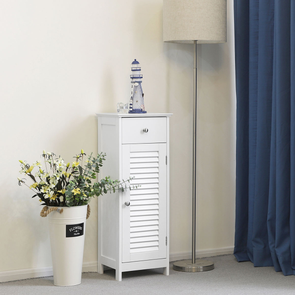 Ντουλάπι Δαπέδου Με Συρτάρι (32x30x87) Vasagle BBC43WT