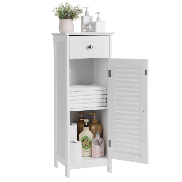 Ντουλάπι Δαπέδου Με Συρτάρι (32x30x87) Vasagle BBC43WT