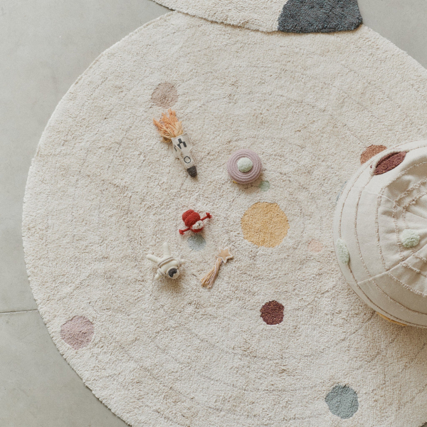 Παιδικό Στρογγυλό Χαλί (Φ150) Lorena Canals Solar System