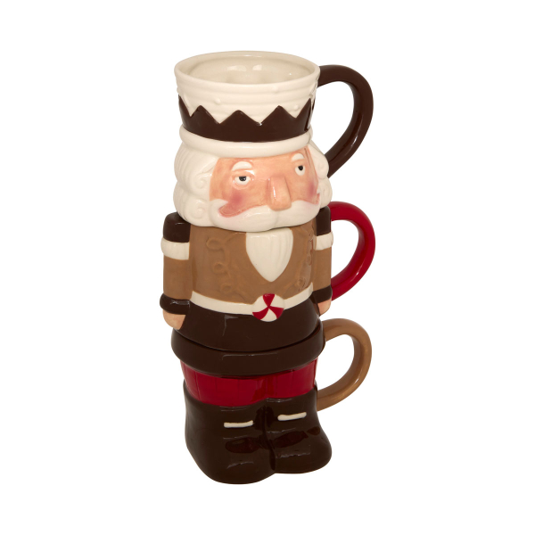 Χριστουγεννιάτικες Κούπες (Σετ 3τμχ) A-S Nutcracker 208692