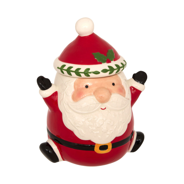 Χριστουγεννιάτικη Μπισκοτιέρα (18.5x15.5x23.5) A-S Santa 208695