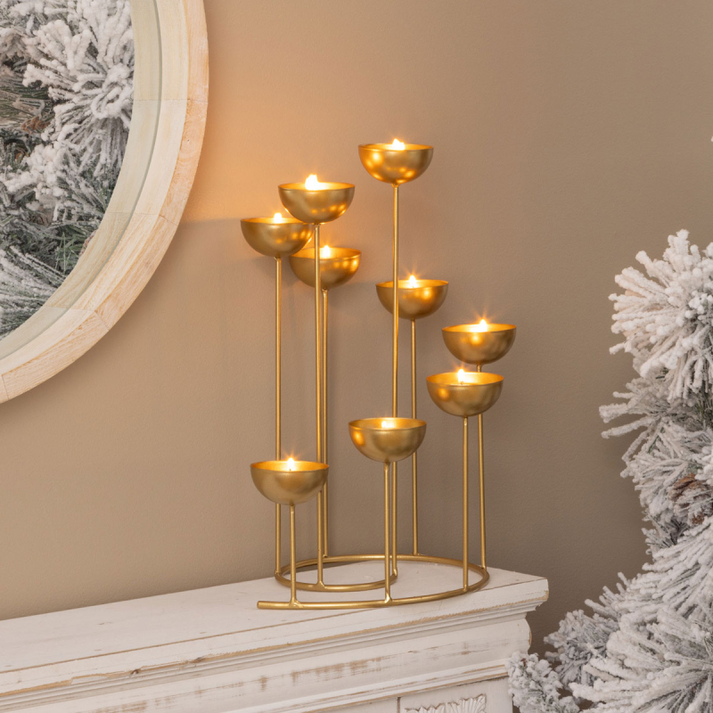 Κηροπήγιο Για Ρεσώ 9 Θέσεων (25x24x35) A-S Spiral 191221