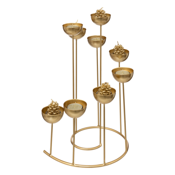 Κηροπήγιο Για Ρεσώ 9 Θέσεων (25x24x35) A-S Spiral 191221