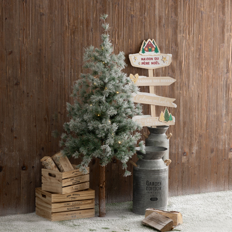 Χριστουγεννιάτικο Δέντρο Κλασικό Λευκό 180εκ./366 Κλαδιά Με Βάση Κορμό F-R Nordstar 198306