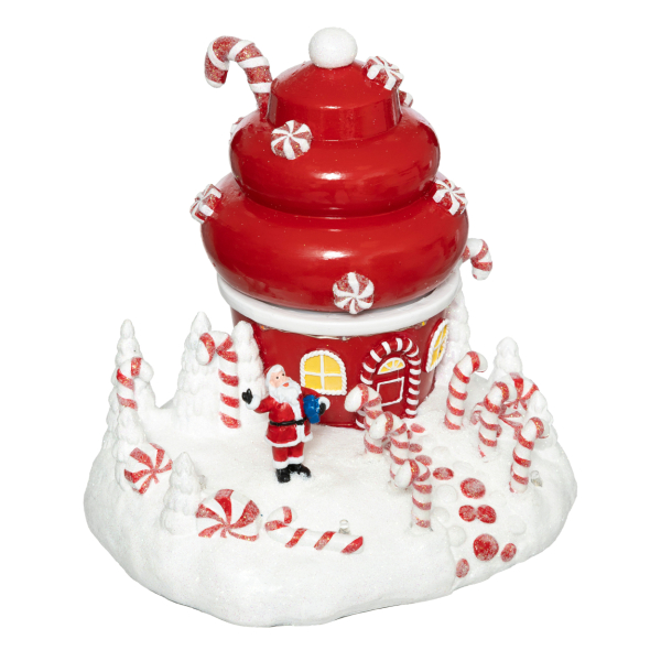 Χριστουγεννιάτικο Χωριό Με Led & Κίνηση (17.5x14x17.8) F-R Cupcake Village 199711