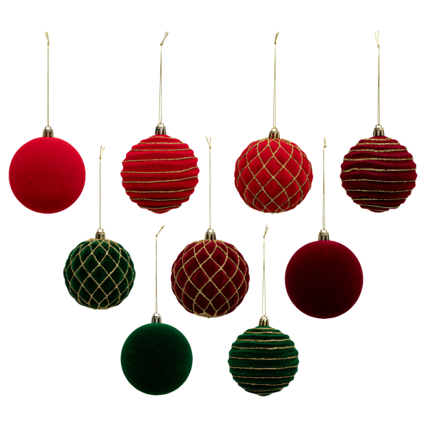 Χριστουγεννιάτικες Μπάλες (Σετ 9τμχ) A-S 198551