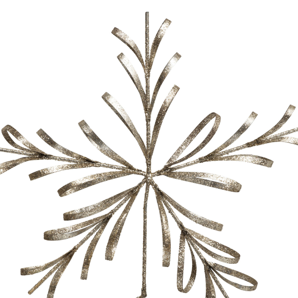 Χριστουγεννιάτικη Κορυφή Δέντρου 31εκ. A-S Snowflake 198661