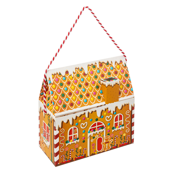 Χριστουγεννιάτικη Τσάντα Δώρου Χάρτινη (25x12x25) A-S Gingerbread House 199116