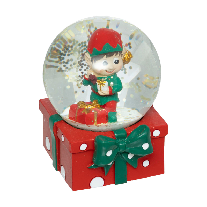 Χριστουγεννιάτικη Χιονόμπαλα (Φ6.5x8.2) A-S Elf 199142