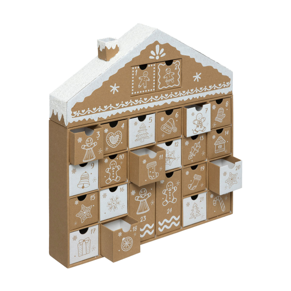 Χριστουγεννιάτικο Διακοσμητικό Ημερολόγιο (38.8x6.4x41) A-S Gingerbread House 199168