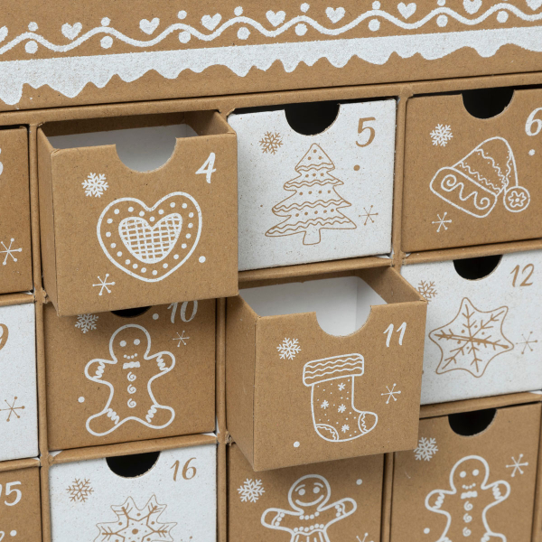 Χριστουγεννιάτικο Διακοσμητικό Ημερολόγιο (38.8x6.4x41) A-S Gingerbread House 199168