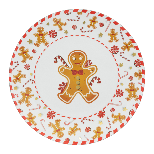 Χριστουγεννιάτικη Πιατέλα (Φ33) A-S Gingerbread 199214