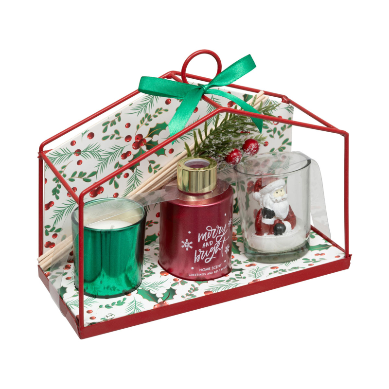 Χριστουγεννιάτικο Σετ Αρωματικών Χώρου 4τμχ A-S 199246