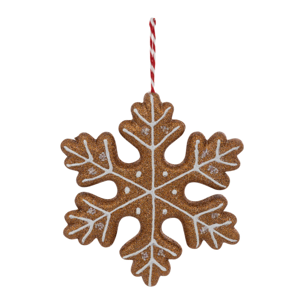 Χριστουγεννιάτικο Κρεμαστό Διακοσμητικό (Φ21x2) A-S Cookie Snowflake 207870