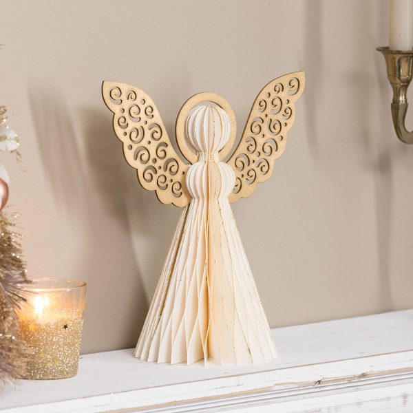 Χριστουγεννιάτικος Άγγελος (20.7x12x25) A-S 208110