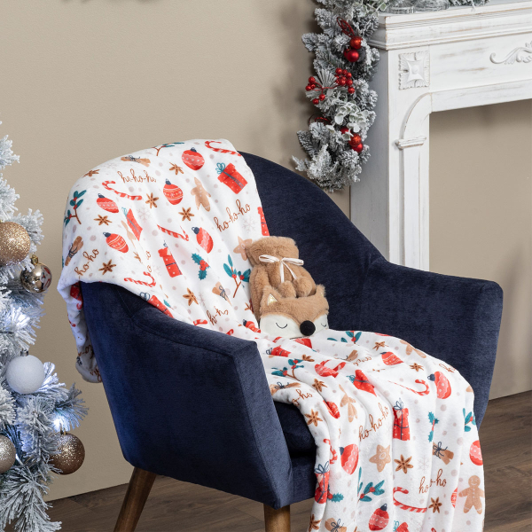 Χριστουγεννιάτικη Κουβέρτα Καναπέ (130x180) A-S Gingerbread 208384