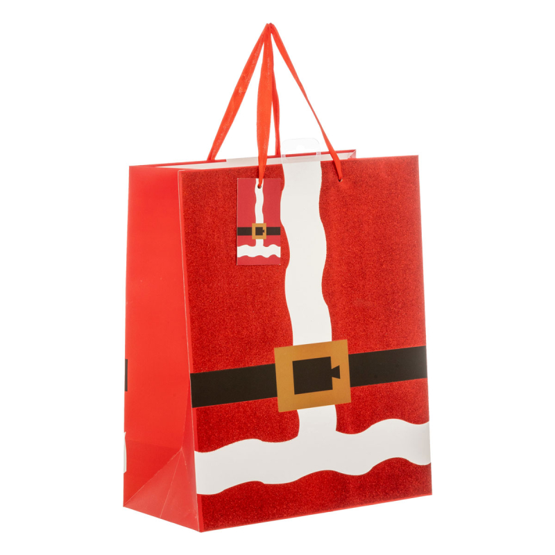 Χριστουγεννιάτικη Τσάντα Δώρου Χάρτινη (26.7x13.7x33) A-S Santa Claus Medium 208150