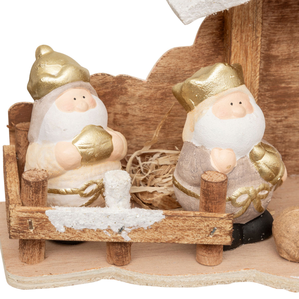 Φάτνη Ξύλινη Με 7 Φιγούρες (33x10.5x16) A-S 208190