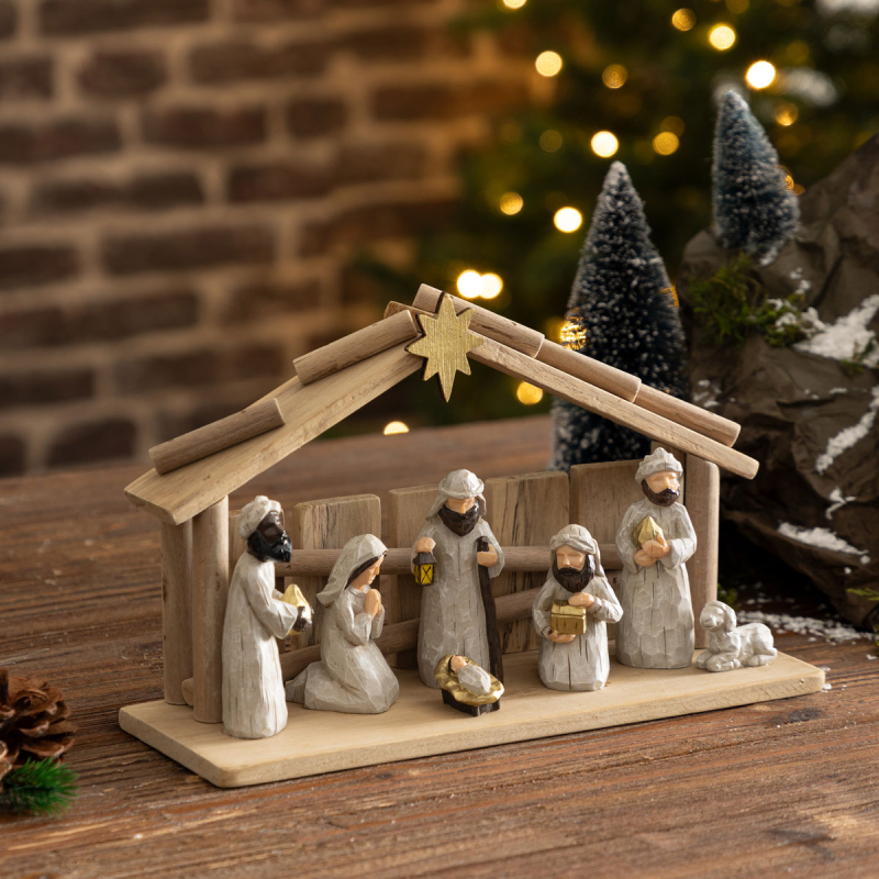 Φάτνη Με 7 Φιγούρες (30x9.5x18) A-S 208193